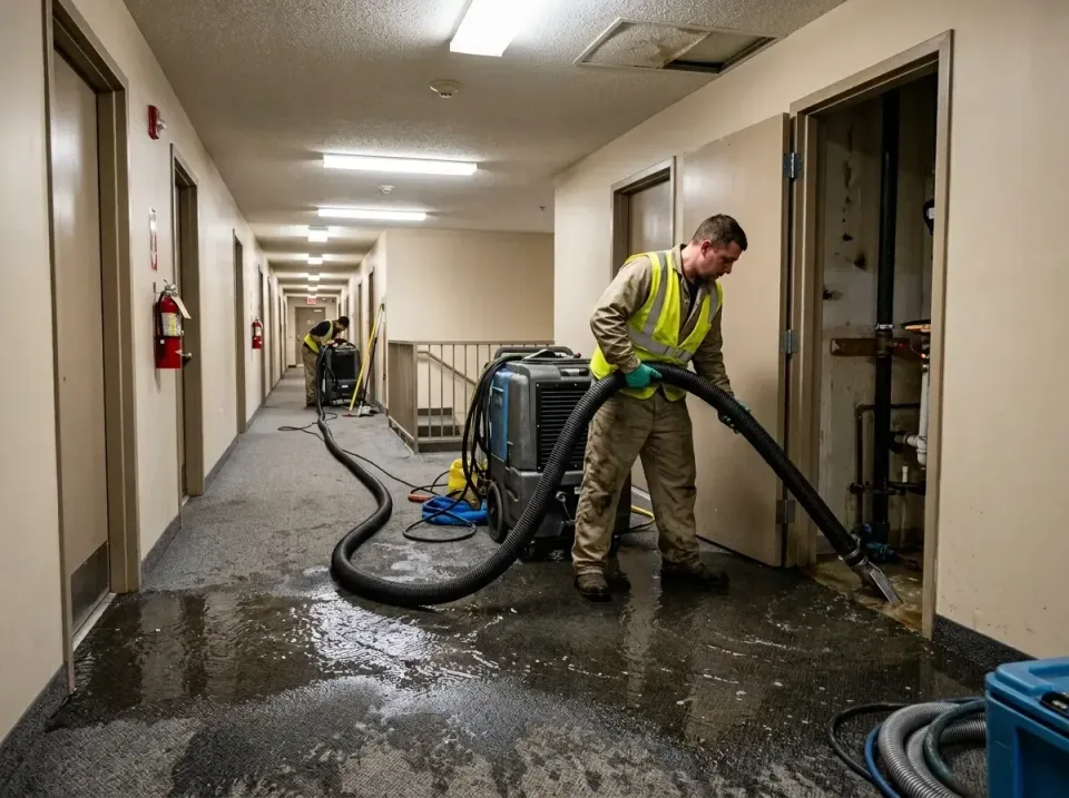 multi-unit-apartment-hallway-f-005 — frequently asked questions, Emergency Burst Pipe Water Extraction & Removal in Soddy-Da…